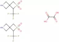1-(Trifluoromethyl)-2-thia-6-azaspiro[3.3]heptane 2,2-dioxide hemioxalate
