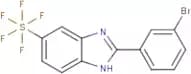 2-(3-Bromophenyl)-5-(pentafluorosulfanyl)-1H-benzoimidazole