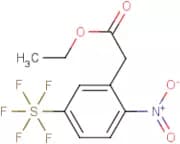 Ethyl (2-nitro-5-(pentafluorosulfanyl)phenyl) acetate