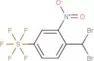 1-Nitro-2-dibromomethyl-5-(pentafluorosulfanyl)benzene