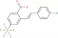 1-Nitro-2-[2-(4-chlorophenyl)vinyl]-4-(pentafluorosulfanyl)benzene