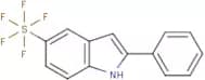 2-Phenyl-5-pentafluorosulfanyl-1H-indole