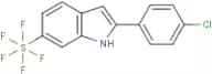 2-(4-Chlorophenyl)-6-pentafluorosulfanyl-1H-indole
