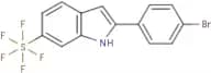 2-(4-Bromophenyl)-6-pentafluorosulfanyl-1H-indole
