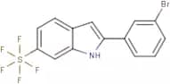 2-(3-Bromophenyl)-6-pentafluorosulfanyl-1H-indole