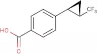 (+/-)-4-(trans-2-(Trifluoromethyl)cyclopropyl)benzoic acid