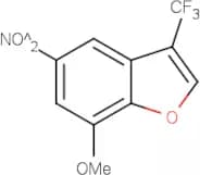 7-Methoxy-5-nitro-3-(trifluoromethyl)benzofuran