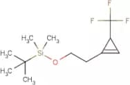 tert-Butyldimethyl(2-(3-(trifluoromethyl)cycloprop-1-en-1-yl)ethoxy)silane