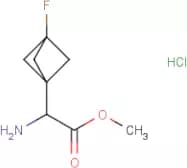 Methyl 2-amino-2-(3-fluorobicyclo[1.1.1]pentan-1-yl)acetate hydrochloride