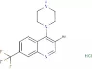 3-Bromo-4-(piperazin-1-yl)-7-trifluoromethylquinoline hydrochloride