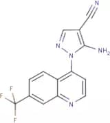 5-Amino-1-[7-(trifluoromethyl)quinolin-4-yl]-1H-pyrazole-4-carbonitrile