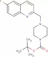 tert-Butyl 4-[(6-fluoroquinolin-2-yl)methyl]piperazine-1-carboxylate