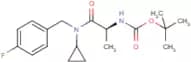 {(S)-1-[Cyclopropyl-(4-fluoro-benzyl)-carbamoyl]-ethyl}-carbamic acid tert-butyl ester
