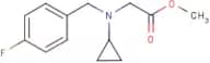 [Cyclopropyl-(4-fluoro-benzyl)-amino]-acetic acid methyl ester
