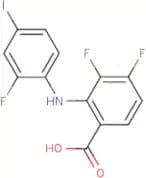 2-(2-Fluoro-4-iodoanilino)-3,4-difluorobenzoic acid