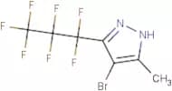 4-Bromo-3-heptafluoropropyl-5-methylpyrazole