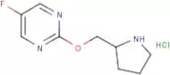 5-Fluoro-2-(pyrrolidin-2-ylmethoxy)-pyrimidine hydrochloride