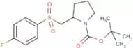 2-(4-Fluoro-benzenesulfonylmethyl)-pyrrolidine-1-carboxylic acid tert-butyl ester