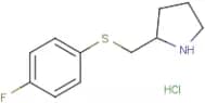 2-(4-Fluoro-phenylsulfanylmethyl)-pyrrolidine hydrochloride