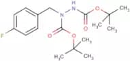 Di-tert-butyl 1-(4-fluorobenzyl)hydrazine-1,2-dicarboxylate