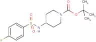 4-(4-Fluoro-benzenesulfonylamino)-piperidine-1-carboxylic acid tert-butyl ester