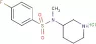 4-Fluoro-N-methyl-N-piperidin-3-yl-benzenesulfonamide hydrochloride