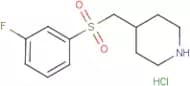 4-(3-Fluoro-benzenesulfonylmethyl)-piperidine hydrochloride