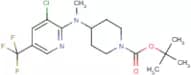 4-[(3-Chloro-5-trifluoromethyl-pyridin-2-yl)-methyl-amino]-piperidine-1-carboxylic acid tert-butyl…