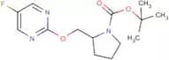 tert-Butyl 2-(((5-fluoropyrimidin-2-yl)oxy)methyl)pyrrolidine-1-carboxylate