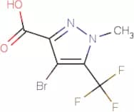 4-Bromo-1-methyl-5-(trifluoromethyl)-1H-pyrazole-3-carboxylic acid