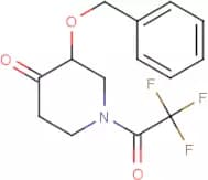 3-(Benzyloxy)-1-(2,2,2-trifluoroacetyl)piperidin-4-one