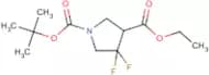 1-tert-Butyl 3-ethyl 4,4-difluoropyrrolidine-1,3-dicarboxylate