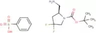 N-t-BOC-4,4-Difluoro-(2S)-aminomethylpyrrolidine benzensulfonate