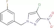 4-Chloro-1-(3-fluorobenzyl)-3-nitro-1H-pyrazole