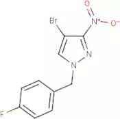 4-Bromo-1-(4-fluorobenzyl)-3-nitro-1H-pyrazole