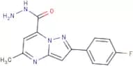 2-(4-Fluorophenyl)-5-methylpyrazolo[1,5-a]pyrimidine-7-carbohydrazide