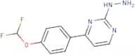 4-[4-(Difluoromethoxy)phenyl]-2-hydrazinylpyrimidine