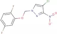4-Chloro-1-[(2,5-difluorophenoxy)methyl]-3-nitro-1H-pyrazole
