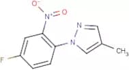 1-(4-Fluoro-2-nitrophenyl)-4-methyl-1H-pyrazole