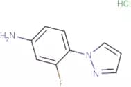 3-Fluoro-4-(1H-pyrazol-1-yl)aniline hydrochloride