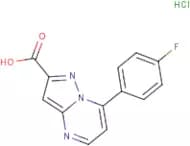7-(4-Fluorophenyl)pyrazolo[1,5-a]pyrimidine-2-carboxylic acid hydrochloride