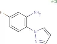 5-Fluoro-2-(1H-pyrazol-1-yl)aniline hydrochloride