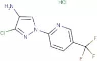 3-Chloro-1-[5-(trifluoromethyl)pyridin-2-yl]-1H-pyrazol-4-amine hydrochloride