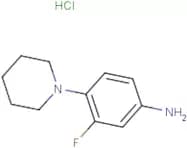 3-Fluoro-4-(piperidin-1-yl)aniline hydrochloride