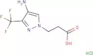 3-[4-Amino-3-(trifluoromethyl)-1H-pyrazol-1-yl]propanoic acid hydrochloride