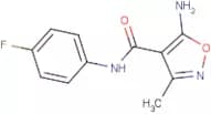 5-Amino-N-(4-fluorophenyl)-3-methyl-1,2-oxazole-4-carboxamide
