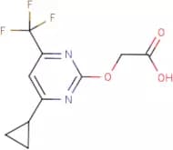 {[4-Cyclopropyl-6-(trifluoromethyl)pyrimidin-2-yl]oxy}acetic acid