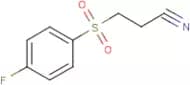 3-[(4-Fluorophenyl)sulfonyl]propanenitrile