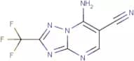 7-Amino-2-(trifluoromethyl)[1,2,4]triazolo[1,5-a]pyrimidine-6-carbonitrile