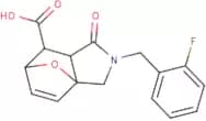 2-(2-Fluorobenzyl)-1-oxo-1,2,3,6,7,7a-hexahydro-3a,6-epoxyisoindole-7-carboxylic acid